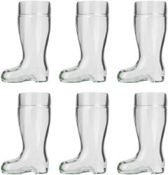  Pahare bere forma de cizma set 6 - 1 litru Pahar