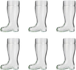  Pahare bere forma de cizma set 6 - 0, 5 litri Pahar