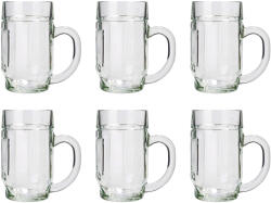  Halba de bere, Pahare bere, Cana bere set 6, Donau - 0, 5 litri Pahar