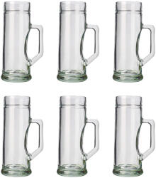  Halba de bere, Pahare bere, Cana bere set 6, Premium, neted - 0, 5 litri Pahar