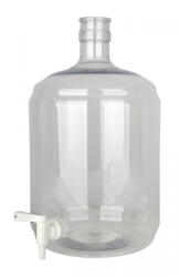  Tanc de fermentare, rezervor de fermentare - PET 12 L, cu robinet 5/16-7/16 Pahar