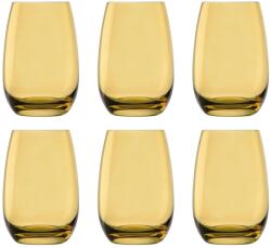  Pahare - colorat, Elements, set de 6, chihlimbar, 335 ml Pahar