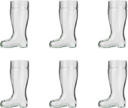 Pahare bere forma de cizma set 6 - 0, 25 litri Pahar
