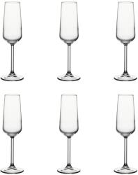  Pahare sampanie 6 set, Allegra, 195ml Pahar