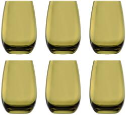  Pahare - colorat, Elements, set de 6, masline, 335 ml Pahar