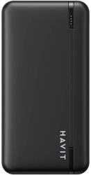 Havit PB90 10000 mAh powerbank (fekete) (PB90 black) - blacktip