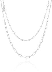 Sif Jakobs Divatos ezüst dupla nyaklánc Chains SJ-C42132-SS