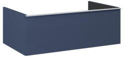 AREZZO design Alsó szekrény, AREZZO design MONTEREY 80 cm-es alsószekrény 1 fiókkal Matt Kék színben, szifonkiv - zuhanykabin