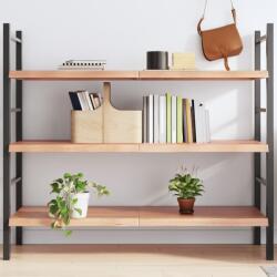  Világosbarna kezelt tömör tölgyfa fali polc 140 x 60 x (2-4) cm (243608)