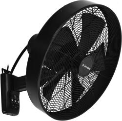 ZEVENTI - Стенен вентилатор freeze 50w/230v Ø 40 см черен + дистанционно управление (zv0017)