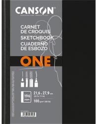 Canson One 21, 6x27, 9 cm, álló, 100 g/m2, ragasztott fehér rajzpapírfüzet C200005569 (C200005569)