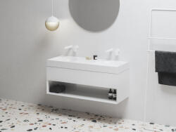 RAVAK SD Lite 120 fürdőszobai szekrény mosdó alá, fényes fehér X000001867 (X000001867)