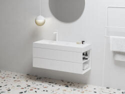 RAVAK SD Lite 120 fürdőszobai szekrény mosdó alá, jobbos/fényes fehér X000001891 (X000001891)