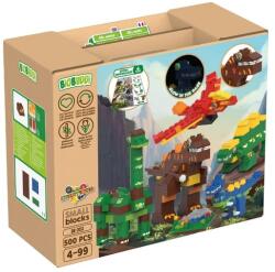 BiOBUDDi Dinó világ | építőjáték | 500 db építőkocka | BiOBUDDi BB-2032 (BB-2032)