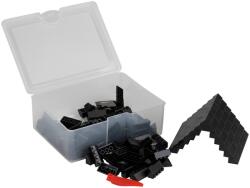 Q-BRICKS Fekete tetőelemek | építőkocka készlet | 150 db építőkocka | Q-BRiCKS® (QBBOX-RTM650-BX150)