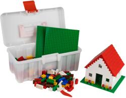 Q-BRICKS Házikó alapszínekben | építőkocka készlet | 400 db építőkocka | Q-BRiCKS® (QBCASE-HMBS-BX400)