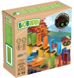 BiOBUDDi Dominó híd | építőjáték | 62 db építőkocka | BiOBUDDi BB-4007 (BB-4007)