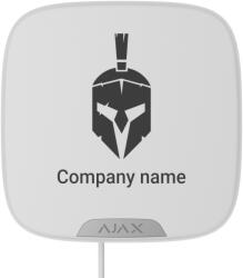 Ajax Systems StreetSiren DoubleDeck Fibra kültéri sziréna - opcionális logózható előlappal - fehér (STREETSIREN-DD-FIBRA-WHITE)