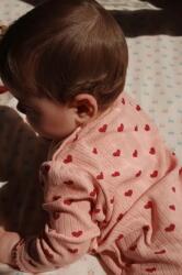 Konges Sløjd pamut baba nadrág MINNIE ONESIE GOTS KS102586 - rózsaszín 98