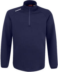 CCM Hanorac pentru bărbați LOCKER ROOM FLEECE 1/4 ZIP Navy L