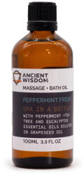 Ancient Wisdom Frissítő, pezsdítő fürdő- és masszázsolaj keverék - 100 ml (MOL-06)