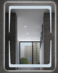 Global Viva Viva AURA NORD fürdőszobai tükör - érintőkapcsolóval - LED - ÁLLÓ / FEKVŐ - 60 x 80 cm (83440007) - globalvivamarket