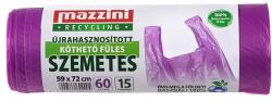 Mazzini Szemeteszsák újrahasznosított MAZZINI 60L köthető füles 15 darabos (104037) - vectraline