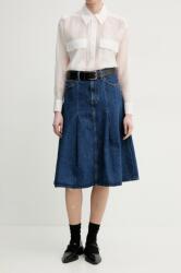 Levi's farmer szoknya PLEATED MIDI SKIRT sötétkék, midi, harang alakú, 001VN - sötétkék 27