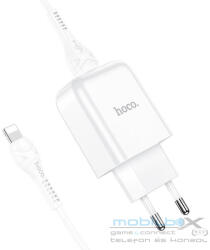 hoco. travel charger USB A + cable USB A to Lightning 2A N2 white