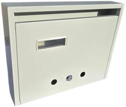 Gomboss/Perfekto Lépcsőházi Postaláda (Ibiza) 310Mm X 230Mm X 60Mm Felfele Nyíló Névjegy Szürke (50-P00009-65-CS)