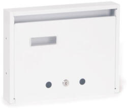 Gomboss/Perfekto Lépcsőházi Postaláda (Ibiza) 310Mm X 230Mm X 60Mm Felfele Nyíló Névjegy Fehér (65-P00019-64-CS)