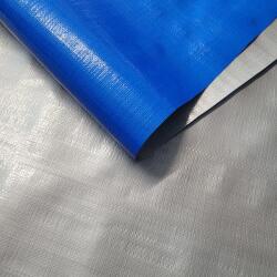  PP takaróponyva 200cm széles - kék/ezüst