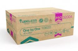 Tubeless V Hajtogatott toalettpapír 2 rétegű, 100% cellulóz, 40x265 lap 10600 lap/karton - klin