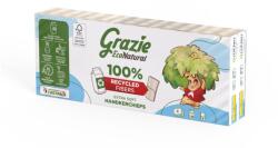 Lucart GRAZIE NATURAL Papírzsebkendő 4 rétegű 10x9 szál/csomag, 24 csomag/karton, 48 karton/raklap