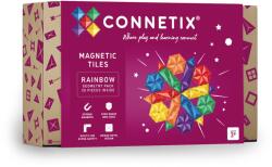 Connetix mágneses építőjáték (szivárvány) - Geometry Pack (30 db)
