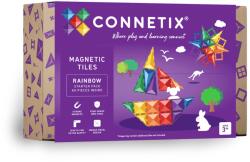 Connetix mágneses építőjáték (szivárvány) - Starter Pack (60 db)