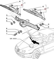 Fiat Fúvóka ALFA ROMEO SPIDER (916_) (60602191)