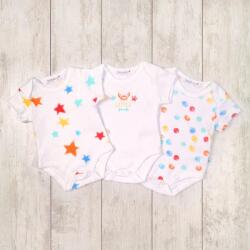 Minoti body pentru copii 3pcs, Minoti, OCEAN 7, alb - 62/68 | 3-6m