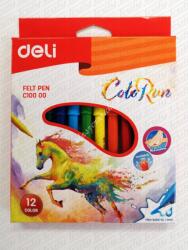 Deli Colorun filctoll készlet (12db) - 10000