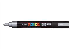 uni Dekormarker 1, 8-2, 5mm, Uni Posca PC-5M ezüst (2UPC5ME) - irodaitermekek
