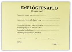  Emelőgépnapló 24 lapos A/5 fekvő D. E. 938 (D.E.938) - irodaitermekek