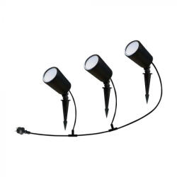 V-TAC LED 3x7W leszúrható kerti lámpa - RGB + 3 az 1-ben Alexa és Google Home kompatibilis - 3015 (3015)