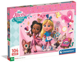 Disney Alice Csodaország cukrászdája Fergie 104 db-os puzzle Clementoni