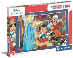  Disney Classics Pinocchio 104 db-os puzzle Clementoni