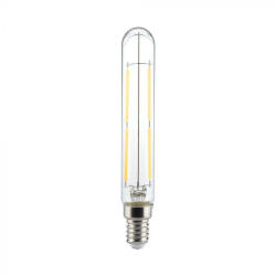 V-TAC Átlátszó LED izzó filament COG E14 T20 4W 3000K - 212701