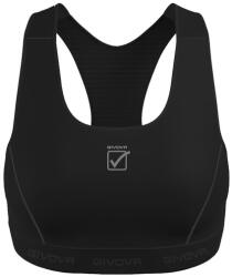Givova TOP DONNA ELASTIC BAND sport atléta fekete M