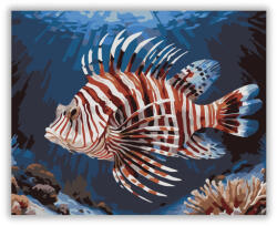  Tűzhal a Kék Óceánban - számfestő készlet