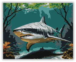  Bikacápa a Mangrove Erdőnél - számfestő készlet