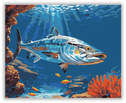  Barakuda a Korall Kanyonban - számfestő készlet