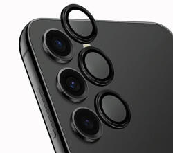 Uniq Optix alumínium fényképezőgép objektívvédő Samsung Galaxy S24 Plus éjfekete